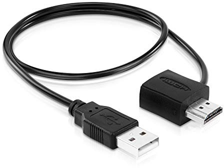 PureLink PI076, Adaptador de Corriente HDMI con Cable de alimentación USB de 50 cm