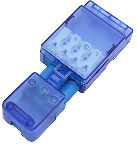 5 x Push in Electrical Cable Wire Connector Easy Clip and Lock for Downlight Can, LED Panel, Batten Tube Light PA1243F