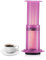 RANRANHOME French Press Coffee Maker, Coffee And Espresso Maker with Filters Paper, Portable Filter Manual Coffee Machine, Quickly Makes Delicious Coffee without Bitterness,Pink