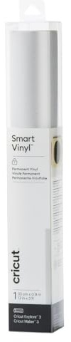 Cricut Smart Vinyl Shimmer – Permanent (0.9 m), Silver