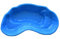 Giardini d'Acqua Estanque Verde Preformado Modelo Nemi Azùl 180 x 100 x 36 Capacidad 270 Lt Pecera Plantas Palustres Bricolaje Jardin