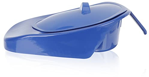 Alipis Bettpfanne Für Erwachsene Mit Auslaufschutz Komfortable Urinal-Lösung Für Bettlägerige Senioren Schwangere Frauen Leicht Zu Reinigen Und Praktisch Für Zuhause