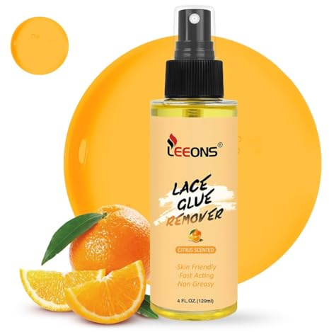 Leeons 4OZ/120ML Tape in Extension Remover Spray, Wig and Lace Glue Remover for Hair Extensions, Fast Acting Bond Release, Non Greasy Residue Removal Solution