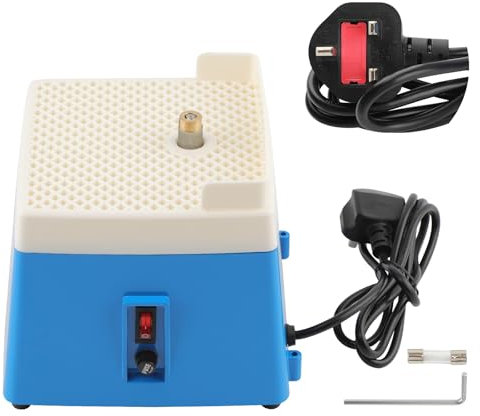 maXpeedingrods Automatic Water Stained Glass Grinder with Custom British Plugs DIY Desktop Grinding Machine 220V