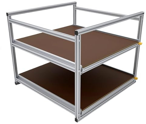 Tinobu Auszugsytem für Euroboxen, Länge 90cm in beliebiger Breite, stabile 220kg Auszüge (Breite: Individuell)