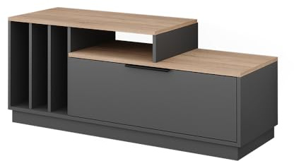 Vicco Lowboard Betti, Anthracite/Sonoma, 120 x 49.9 cm