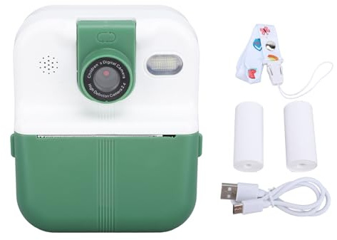 Kids Camera Instant Print Photo, 2,4-tums IPS-skärm Selfie-digitalkamera med 1080P-videor Bärbar Resekamera, Selfie-kamera Julfödelsedagspresenter för Pojkar Flickor Barn Age3+