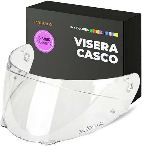 Everalo Visière Casque pour HJC i90 - i91 - HJ33 | Écran de rechange exclusif, compatible avec lentille antibuée originale