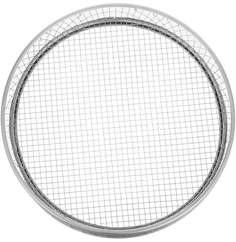 BESPORTBLE Bodensieb Robustes Kompostsieb Edelstahl mit 6mm Maschenweite für Gartensand und Boden für Outdoor Einsatz und Vielseitige Gartenarbeiten