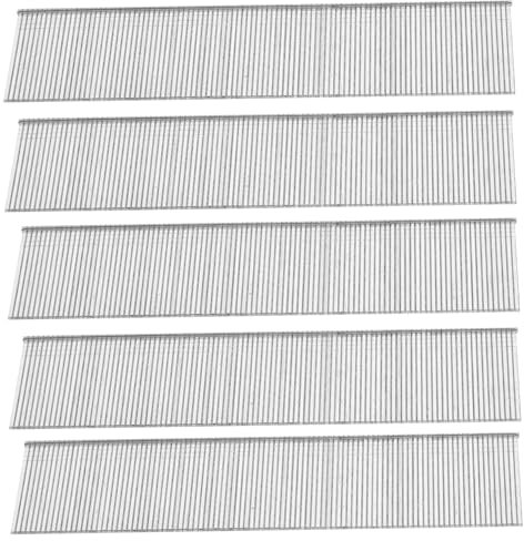 Angoily Clous Droits de Finition en Acier Couleur Argentée 5000 Pièces Boîte Pratique pour Menuiserie et Fabrication de Meubles