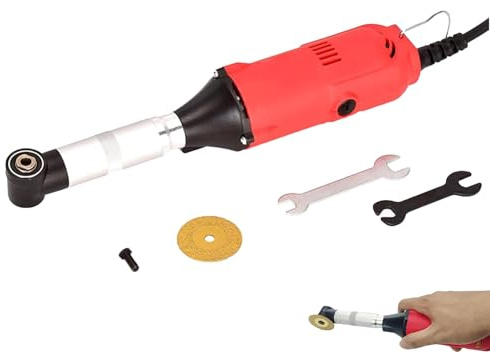 Nettoyeur électrique de Joints de carrelage, 15 000 TR/Min, 6 Vitesses réglables, Angle réglable à 90°, pour Joints de carrelage en céramique