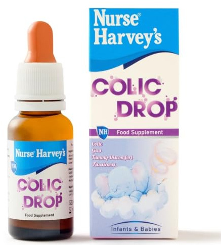 Nurse Harvey’s Colic Drop – 20 ML/Natural Colic & Gas Relief for Babies | Herbal Formula with Black Seed Oil, Chamomile, Lemon Balm & Magnesium | Sugar-Free, Preservative-Free | Digestive Support D
