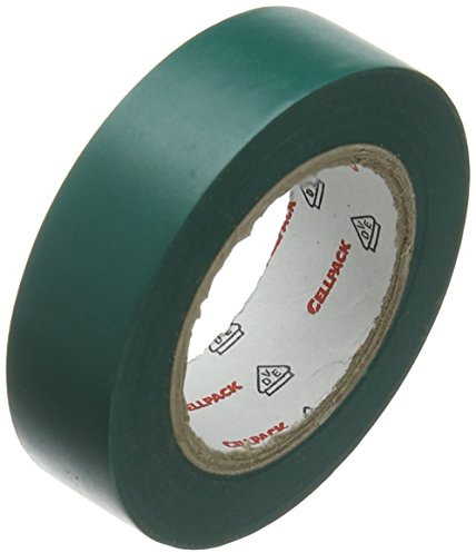 Cellpack 145829 128 0,15 – 15 – 10, Nastro D Elektrische Isolierung PVC, grün