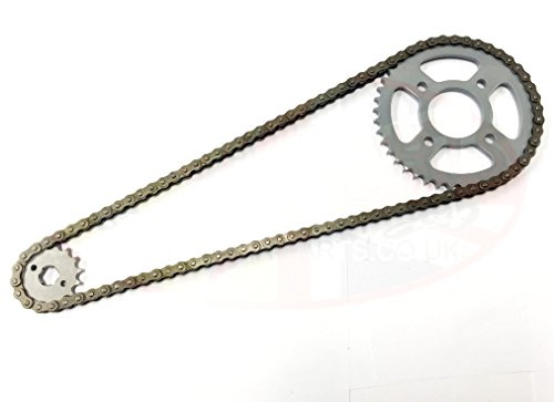 Chain & Sprockets Set Heavy Duty for Yamaha YBR 125 Custom (27S) '08-16 Models