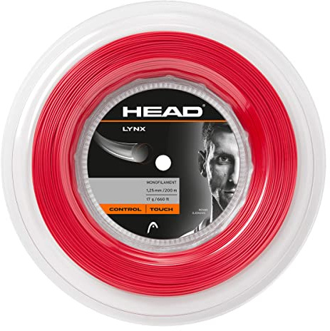 HEAD Unisex – vuxen syntetisk Gut PPS set tennissträng, röd, 16
