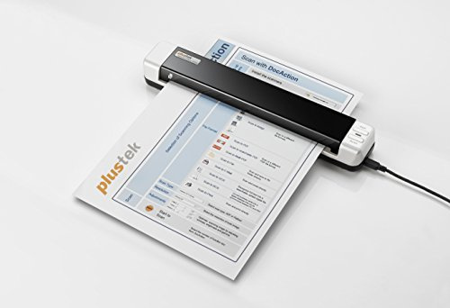 Plustek MobileOffice S410 mobiler Dokumentenscanner (600dpi, A4, USB) inkl. DocAction Software