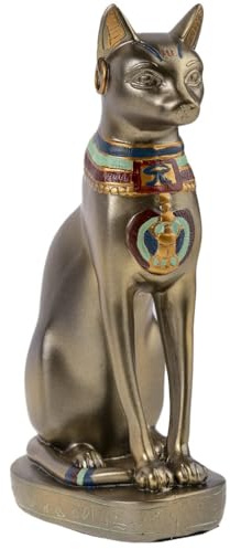 lachineuse - Statua Gatto Egiziano Bastet 30 cm - Grande Statua Gatto - Dea d'Egitto - Statuetta Decorazione Egiziana - Statuetta Oggetto Egiziano - Busto Egiziano - Idea Regalo Originale Deco