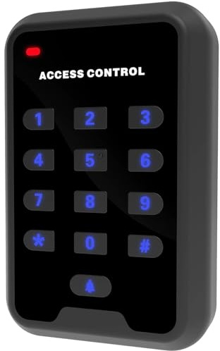 UHPPOTE Proximity RFID 125KHz Door Entry Access Control Keypad Standalone | 1000 Users for Home Office Warehouse Security Entry