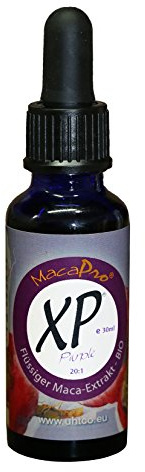 UHTCO MacaPro XP aus Peru, BIO | Kaltgepresster Maca-Extrakt | hochdosiert | Premium Qualität | kontrolliert biologischer Anbau | Ohne Zusatzstoffe & Konservierungsmittel (30 ml, Purple)