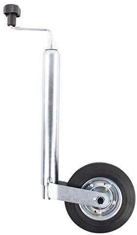 ProPlus Rueda de apoyo para remolque, 48 mm, llanta de metal, carga estática de 150 kg, para caravanas, autocaravanas y remolques