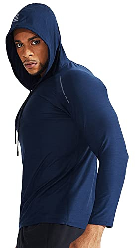 Hombre Sudadera con capucha Gimnasio Culturismo Fitness Chándal | Sudaderas con capucha de entrenamiento,sudaderas activas para culturismo,camisetas de manga larga para running y fitness