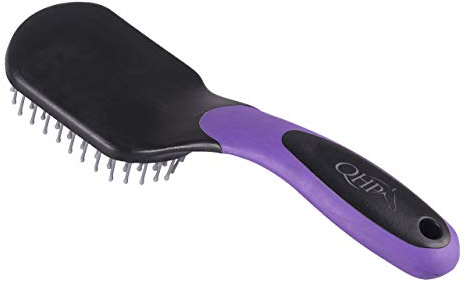 Caseeto Schweif- und Mähnen-Bürste (Violett) - Haar Bürste für Erwachsene und Jugendliche, unisex, für alle Haartypen