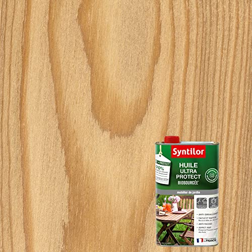 SYNTILOR - Huile Ultra Protect Biosourcée Naturel Mat 1L 00931570