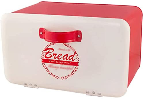 ABGRC Cocina Panera Panera de Metal, Panera Vintage para Mostrador de Cocina, Contenedor de Almacenamiento de Pasteles de Alimentos Secos, Soporte de Pan Multifuncional Minimalista