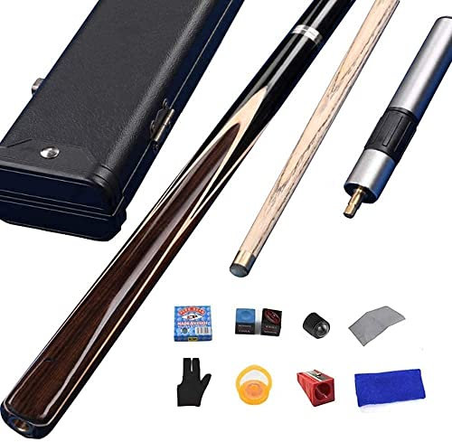 Pool-Billardqueues 57 In 18oz Professioneller Pool-Queue Mit Verstellbarer Verlängerung, 3/4 Geteilte Kleine Sprungstange Snooker-Pool-Stöcke, 10-mm-Spitze, Sehr Schöner Griff (Color : B, Size : 140