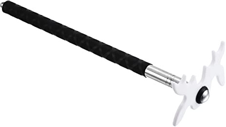 PATIKIL Rétractable Billards Queue Bâton Pont Blanc | Silicone Poignée Billard Queue Accessoire avec Amovible Plastique Pont Tête pour Billard Table Concours