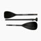 SUPRFIT – Kajak Paddel 4-teilig Schwarz – leichtes Doppelpaddel für SUP-, Kanu-, Kajak- & Bootfahren – Einstellbares Stand Up Paddle – Ruder für Paddleboard