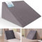 Almohada Cuña para Cama, Sofá y Lectura - Cojín Lumbar de Espalda para Adultos, Anti-Reflujo, Cojín Ergonómico con Espuma Que Retiene la Forma (30×50×60 cm)