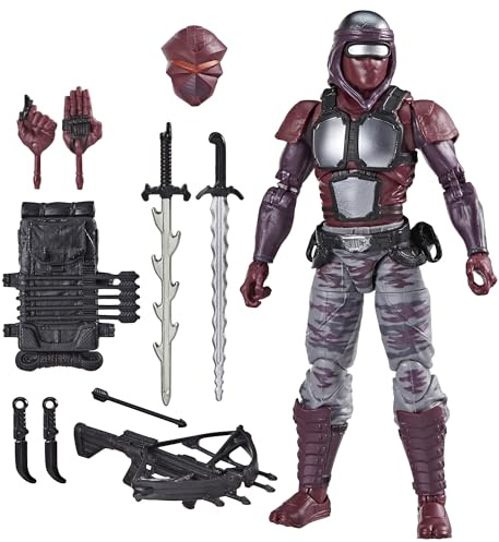 G.I. Joe Classified Series #121, Night-Creeper, Sammelfigur Ninja Actionfigur mit 10 Zubehörteilen