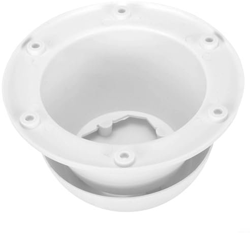 Aérations de toiture, ventilateur d'échappement d'air en forme de tête de champignon, toit pour camping-car (blanc)