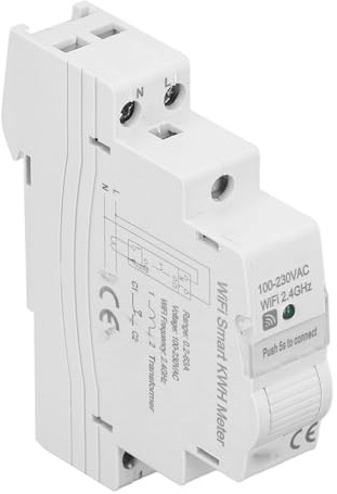 Smart Energy Meter APP Control Power KWH Meter Home Electricity Monitor AC 100-230V ATMS1603