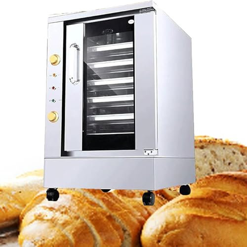 Vasca Di Fermentazione Del Pane Commerciale, Macchina Di Fermentazione A 6 Strati, Armadio Di Lievitazione Automatico Per La Cottura Della Pizza Con Ruote Grande Vasca Di Fermentazione Del