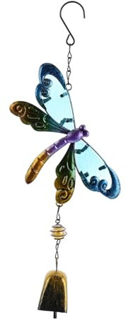 Milisten Ciondolo Vento Metallo Drago Blu Campanella Decorativa Da Per Ed Esterni Per Anniversari e Compleanni