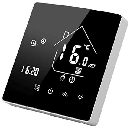 Smart Thermostat LCD Touch Screen Thermostat Programmable Temperature Controller for Boiler 95?240V Concealed Installation Anti Interference: T Smart ThermostatBoiler Heating