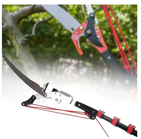 KEuLen Svettatoio Telescopico, Svettatoio a Pertica, Asta telescopica for potatura Alberi for potare e rifinire Rami e Foglie(20ft/6m)