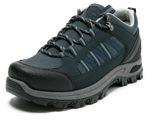 JOMIX Zapatillas Trekking Hombre Outdoor Senderismo Montaña Deportivas Ligeras Antideslizantes Transpirables Zapatos Casual para Caminar Ocio y Trabajo MOS255034 Azul 43