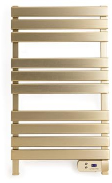 CREATE / Warm Towel 500 W/Radiatore Elettrico da Bagno Oro, 96,9 x 55 x 5 cm, termostato, Basso consumo