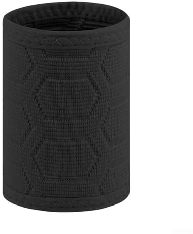 Bandes de soutien de poignet de sport pour basket-ball, gym et tennis, bracelet élastique et confortable pour un style de vie actif (noir)