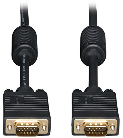 Tripp Lite VGA Coax Monitor Cable, High Resolution cable with RGB coax (HD15 M/M) 10-ft.(P502-010)