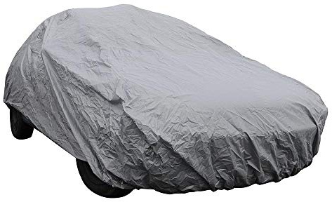 Silverline Car Cover – 4.8m x 1.2m x 1.7m Large Waterproof Protective Cover for Vehicles (774618)