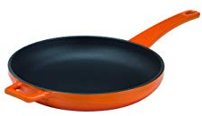 Pentole Agnelli Frying Pan with Cast Iron Handle, Diameter 20 Cm.