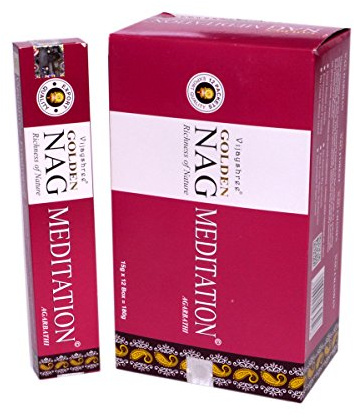 6 box/Pack 120 Sticks Total Vijayshree Golden Nag Meditation qualità al profumo di incenso dall' India
