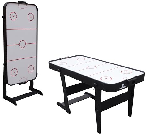 Cougar Icing Airhockeytisch 5ft - Klappbar | Airhockey Tisch inkl. Zubehör (Pucks & Pushers) | Airhockeytisch mit Luft für Zuhause
