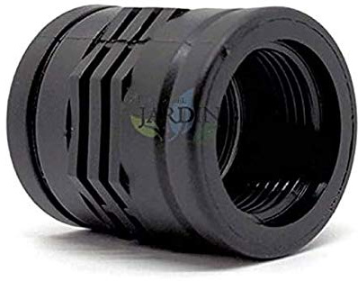 Suinga MANGUITO rosca HEMBRA PP 1 x 1. Producto con certificado AENOR utilizado en instalaciones de fontanería, riego y obras, negro