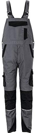 Planam Norit Herren Latzhose Schiefer schwarz Modell 6521 Größe 26