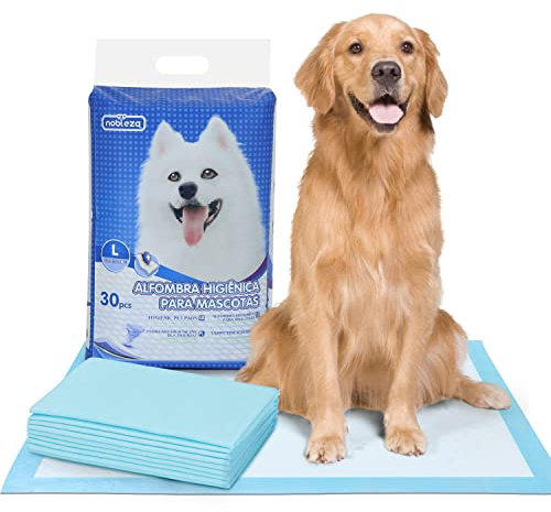 Nobleza -30 x Ultra saugfähige Hunde Trainingsunterlagen Welpenunterlage Welpen Toilettenmatte, 60 * 90cm